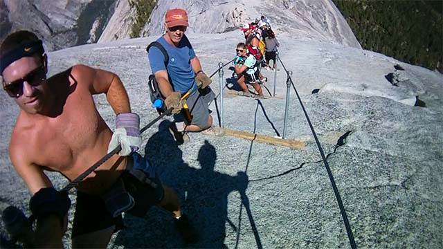 Half Dome Cables & Crowds